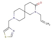 2-allyl-9-(1,3-thiazol-4-ylmethyl)-2,9-diazaspiro[5.5]undecan-3-one