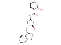 2-hydroxy-N-[1-(1-naphthylmethyl)-5-oxopyrrolidin-3-yl]nicotinamide