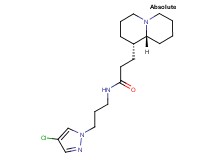 N-[3-(4-chloro-1H-pyrazol-1-yl)propyl]-3-[(1S,9aR)-octahydro-2H-quinolizin-1-yl]propanamide