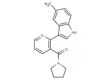 5-methyl-3-[3-(pyrrolidin-1-ylcarbonyl)pyridin-2-yl]-1H-indole