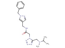N-[(1-benzyl-1H-pyrazol-4-yl)methyl]-2-(5-{[isopropyl(methyl)amino]methyl}-1H-tetrazol-1-yl)acetamide