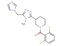 1-(2,6-difluorobenzoyl)-3-[5-(1H-imidazol-1-ylmethyl)-4-methyl-4H-1,2,4-triazol-3-yl]piperidine