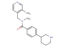 N-methyl-N-[(3-methylpyridin-4-yl)methyl]-4-piperidin-3-ylbenzamide