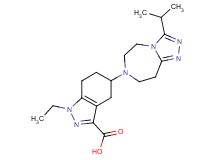1-ethyl-5-(3-isopropyl-5,6,8,9-tetrahydro-7H-[1,2,4]triazolo[4,3-d][1,4]diazepin-7-yl)-4,5,6,7-tetrahydro-1H-indazole-3-carboxylic acid