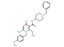 N-(1-benzyl-4-piperidinyl)-2-ethyl-1-(4-methoxybenzyl)-6-methyl-4-oxo-1,4-dihydro-3-pyridinecarboxamide