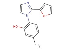 2-[2-(2-furyl)-1H-imidazol-1-yl]-5-methylphenol