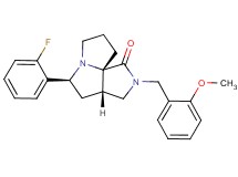 (3aS*,5S*,9aS*)-5-(2-fluorophenyl)-2-(2-methoxybenzyl)hexahydro-7H-pyrrolo[3,4-g]pyrrolizin-1(2H)-one
