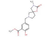 methyl 2-hydroxy-5-[(3-methyl-2-oxo-1-oxa-3,7-diazaspiro[4.4]non-7-yl)methyl]benzoate