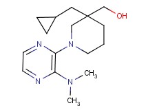 {3-(cyclopropylmethyl)-1-[3-(dimethylamino)pyrazin-2-yl]piperidin-3-yl}methanol