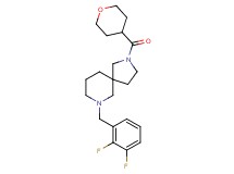 7-(2,3-difluorobenzyl)-2-(tetrahydro-2H-pyran-4-ylcarbonyl)-2,7-diazaspiro[4.5]decane
