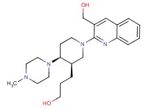 3-[(3R*,4S*)-1-[3-(hydroxymethyl)quinolin-2-yl]-4-(4-methylpiperazin-1-yl)piperidin-3-yl]propan-1-ol