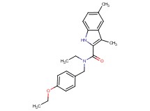 N-(4-ethoxybenzyl)-N-ethyl-3,5-dimethyl-1H-indole-2-carboxamide