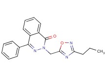 4-phenyl-2-[(3-propyl-1,2,4-oxadiazol-5-yl)methyl]-1(2H)-phthalazinone