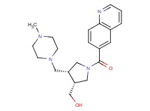 [(3R*,4R*)-4-[(4-methylpiperazin-1-yl)methyl]-1-(quinolin-6-ylcarbonyl)pyrrolidin-3-yl]methanol
