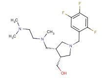 [(3R*,4R*)-4-{[[2-(dimethylamino)ethyl](methyl)amino]methyl}-1-(2,4,5-trifluorobenzyl)pyrrolidin-3-yl]methanol