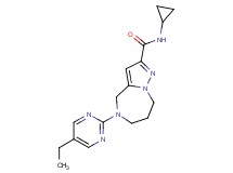 N-cyclopropyl-5-(5-ethylpyrimidin-2-yl)-5,6,7,8-tetrahydro-4H-pyrazolo[1,5-a][1,4]diazepine-2-carboxamide