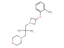 4-{2,2-dimethyl-3-[3-(2-methylphenoxy)azetidin-1-yl]propyl}morpholine