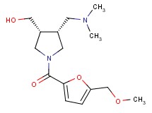 {(3R*,4R*)-4-[(dimethylamino)methyl]-1-[5-(methoxymethyl)-2-furoyl]-3-pyrrolidinyl}methanol