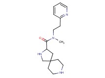 N-methyl-N-[2-(2-pyridinyl)ethyl]-2,8-diazaspiro[4.5]decane-3-carboxamide dihydrochloride