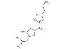 (3S*,4S*)-4-isopropoxy-1-[(3-propyl-1H-pyrazol-5-yl)carbonyl]-3-pyrrolidinol