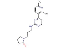 1-(3-{[4-(2,6-dimethylpyridin-3-yl)pyrimidin-2-yl]amino}propyl)pyrrolidin-2-one