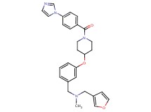 (3-furylmethyl)[3-({1-[4-(1H-imidazol-1-yl)benzoyl]-4-piperidinyl}oxy)benzyl]methylamine