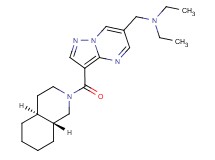 N-ethyl-N-({3-[(4aS*,8aR*)-octahydroisoquinolin-2(1H)-ylcarbonyl]pyrazolo[1,5-a]pyrimidin-6-yl}methyl)ethanamine