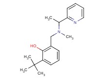2-tert-butyl-6-{[methyl(1-pyridin-2-ylethyl)amino]methyl}phenol