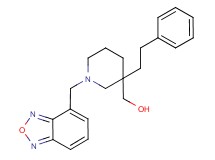 [1-(2,1,3-benzoxadiazol-4-ylmethyl)-3-(2-phenylethyl)-3-piperidinyl]methanol