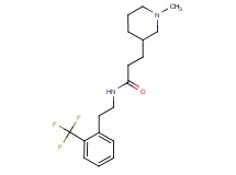 3-(1-methyl-3-piperidinyl)-N-{2-[2-(trifluoromethyl)phenyl]ethyl}propanamide
