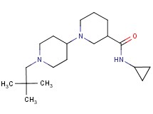 N-cyclopropyl-1'-(2,2-dimethylpropyl)-1,4'-bipiperidine-3-carboxamide
