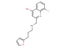 8-fluoro-2-({[3-(2-furyl)propyl]amino}methyl)quinolin-4-ol