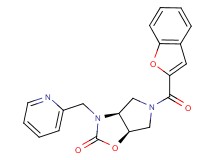 (3aS*,6aR*)-5-(1-benzofuran-2-ylcarbonyl)-3-(pyridin-2-ylmethyl)hexahydro-2H-pyrrolo[3,4-d][1,3]oxazol-2-one