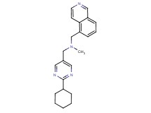 1-(2-cyclohexyl-5-pyrimidinyl)-N-(5-isoquinolinylmethyl)-N-methylmethanamine