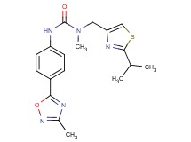 N-[(2-isopropyl-1,3-thiazol-4-yl)methyl]-N-methyl-N'-[4-(3-methyl-1,2,4-oxadiazol-5-yl)phenyl]urea