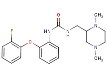 N-[(1,4-dimethylpiperazin-2-yl)methyl]-N'-[2-(2-fluorophenoxy)phenyl]urea