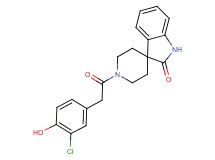 1'-[(3-chloro-4-hydroxyphenyl)acetyl]spiro[indole-3,4'-piperidin]-2(1H)-one