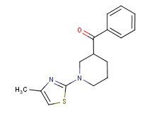 [1-(4-methyl-1,3-thiazol-2-yl)piperidin-3-yl](phenyl)methanone