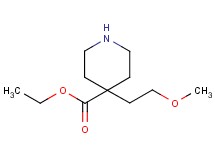ethyl 4-(2-methoxyethyl)-4-piperidinecarboxylate hydrochloride