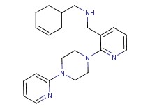(3-cyclohexen-1-ylmethyl)({2-[4-(2-pyridinyl)-1-piperazinyl]-3-pyridinyl}methyl)amine
