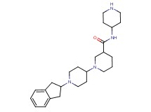 1'-(2,3-dihydro-1H-inden-2-yl)-N-4-piperidinyl-1,4'-bipiperidine-3-carboxamide dihydrochloride