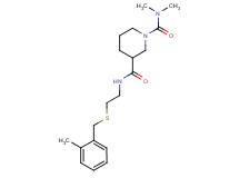 N~1~,N~1~-dimethyl-N~3~-{2-[(2-methylbenzyl)thio]ethyl}-1,3-piperidinedicarboxamide