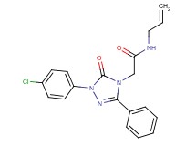 N-allyl-2-[1-(4-chlorophenyl)-5-oxo-3-phenyl-1,5-dihydro-4H-1,2,4-triazol-4-yl]acetamide