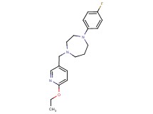 1-[(6-ethoxypyridin-3-yl)methyl]-4-(4-fluorophenyl)-1,4-diazepane