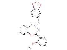 4-(1,3-benzodioxol-5-ylmethyl)-2-(2-methoxyphenyl)-2,3,4,5-tetrahydro-1,4-benzoxazepine