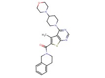 2-({5-methyl-4-[4-(4-morpholinyl)-1-piperidinyl]thieno[2,3-d]pyrimidin-6-yl}carbonyl)-1,2,3,4-tetrahydroisoquinoline