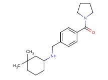 (3,3-dimethylcyclohexyl)[4-(pyrrolidin-1-ylcarbonyl)benzyl]amine