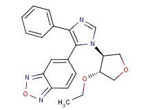 5-{1-[(3S*,4R*)-4-ethoxytetrahydrofuran-3-yl]-4-phenyl-1H-imidazol-5-yl}-2,1,3-benzoxadiazole