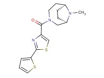 (1R*,6S*)-9-methyl-3-{[2-(2-thienyl)-1,3-thiazol-4-yl]carbonyl}-3,9-diazabicyclo[4.2.1]nonane