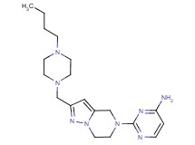 2-[2-[(4-butyl-1-piperazinyl)methyl]-6,7-dihydropyrazolo[1,5-a]pyrazin-5(4H)-yl]-4-pyrimidinamine